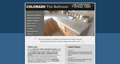 Desktop Screenshot of colorado-tile-bullnose.com